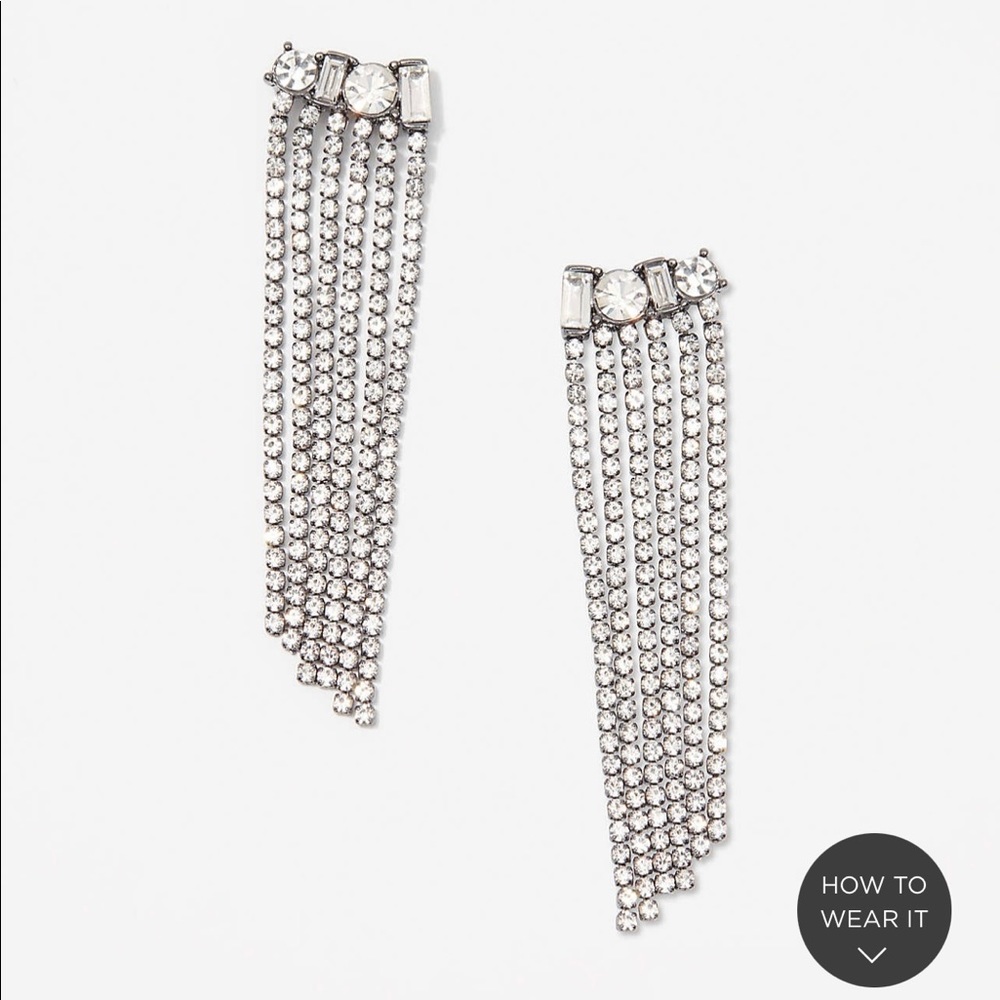 Loft midnight drop earring